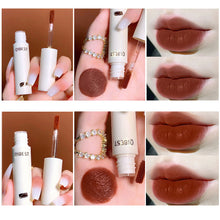 Load image into Gallery viewer, Nude Color Lip Gloss Matte Silky Lipstick Waterproof Long Lasting Women Red Lipstick Tint Red Velvet Lip Glaze Cosmetics
