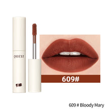 Load image into Gallery viewer, Nude Color Lip Gloss Matte Silky Lipstick Waterproof Long Lasting Women Red Lipstick Tint Red Velvet Lip Glaze Cosmetics

