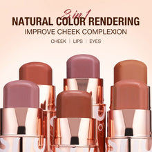 Load image into Gallery viewer, Waterproof Long-lasting Red Blush Stick Cream Blusher Skilly Lip Cheek Eye Multi-use face Stick Make-up Women Cosmetics
