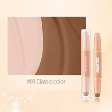 Load image into Gallery viewer, Double Head Bronzer Contour Stick Highlight Waterproof Matte Concealer Pen Double Shading Powder Contouring Makeup Cosmetics
