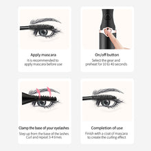 Load image into Gallery viewer, Portable 3 Temperature Mode Heated Electric Eyelashes Curling Tool Electronic Rechargeable Natural Fake Eye Lash Curler Beauty Tools
