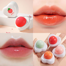 Load image into Gallery viewer, Fresh Fruit Lip Balm Moisturizing Strawberry Peach Lip Balm Hydrating Heart Shape Repair Lip Care Beauty Cosmetics Skin Care Tools
