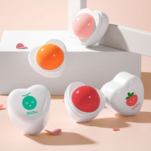 Load image into Gallery viewer, Fresh Fruit Lip Balm Moisturizing Strawberry Peach Lip Balm Hydrating Heart Shape Repair Lip Care Beauty Cosmetics Skin Care Tools
