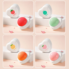 Load image into Gallery viewer, Fresh Fruit Lip Balm Moisturizing Strawberry Peach Lip Balm Hydrating Heart Shape Repair Lip Care Beauty Cosmetics Skin Care Tools
