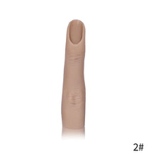 Load image into Gallery viewer, Nail Art Professional Practice Tool Hand Simulated Fake Finger for Nail Training Display Manicure Supplies Fake Finger Silica Gel Tools
