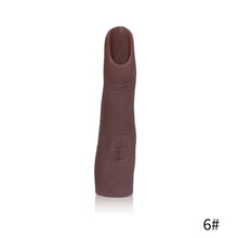 Load image into Gallery viewer, Nail Art Professional Practice Tool Hand Simulated Fake Finger for Nail Training Display Manicure Supplies Fake Finger Silica Gel Tools
