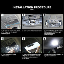 Load image into Gallery viewer, 3Pcs Car Interior Roof Light LED Car Dome Reading Light Night Light Ceiling Signal Lamp 6500K for Suzuki Jimny JB64 Jb74 2018-2020
