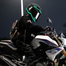 Load image into Gallery viewer, Motorcycle Helmet Cold Light Mod Kit Flashing Stripe Luminous Sticker LED Night Riding Lights Decoration With Chargeable Accessories
