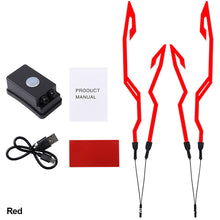 Load image into Gallery viewer, Motorcycle Helmet Cold Light Mod Kit Flashing Stripe Luminous Sticker LED Night Riding Lights Decoration With Chargeable Accessories

