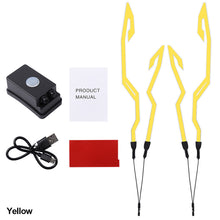 Load image into Gallery viewer, Motorcycle Helmet Cold Light Mod Kit Flashing Stripe Luminous Sticker LED Night Riding Lights Decoration With Chargeable Accessories
