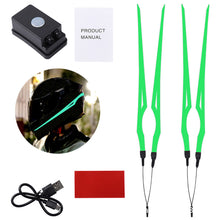 Load image into Gallery viewer, Motorcycle Helmet Cold Light Mod Kit Flashing Stripe Luminous Sticker LED Night Riding Lights Decoration With Chargeable Accessories
