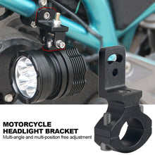 Load image into Gallery viewer, 1Pc 22-26mm Universal Handlebar Motorcycle Headlight Bracket Spotlight Mount Holder Tube Clamp
