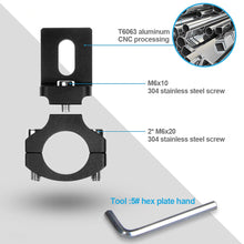 Load image into Gallery viewer, 1Pc 22-26mm Universal Handlebar Motorcycle Headlight Bracket Spotlight Mount Holder Tube Clamp
