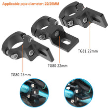 Load image into Gallery viewer, 1Pc 22-26mm Universal Handlebar Motorcycle Headlight Bracket Spotlight Mount Holder Tube Clamp
