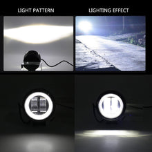 Load image into Gallery viewer, 1pc 7D Portable Car Work Light Angel Eyes LED Spotlights Offroad Truck Driving Boat Motorcycle 12V-80V Waterproof Round
