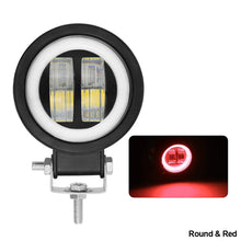 Load image into Gallery viewer, 1pc 7D Portable Car Work Light Angel Eyes LED Spotlights Offroad Truck Driving Boat Motorcycle 12V-80V Waterproof Round
