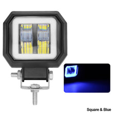 Load image into Gallery viewer, 1pc 7D Portable Car Work Light Angel Eyes LED Spotlights Offroad Truck Driving Boat Motorcycle 12V-80V Waterproof Round
