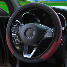 Load image into Gallery viewer, Car Steering Wheel Covers Anti-Slip PU Leather Sport fit 37~38cm Steering Wheel Car-styling Auto Accessoires
