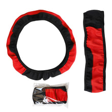 Load image into Gallery viewer, Car Steering Wheel Covers Anti-Slip PU Leather Sport fit 37~38cm Steering Wheel Car-styling Auto Accessoires
