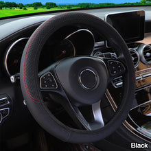 Load image into Gallery viewer, Car Steering Wheel Covers Anti-Slip PU Leather Sport fit 37~38cm Steering Wheel Car-styling Auto Accessoires
