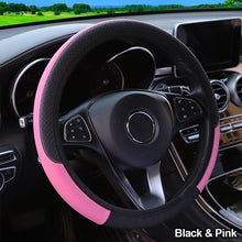 Load image into Gallery viewer, Car Steering Wheel Covers Anti-Slip PU Leather Sport fit 37~38cm Steering Wheel Car-styling Auto Accessoires

