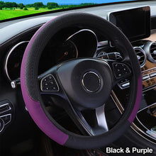 Load image into Gallery viewer, Car Steering Wheel Covers Anti-Slip PU Leather Sport fit 37~38cm Steering Wheel Car-styling Auto Accessoires
