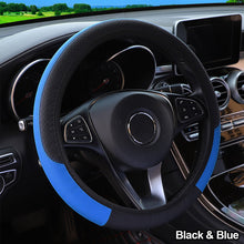 Load image into Gallery viewer, Car Steering Wheel Covers Anti-Slip PU Leather Sport fit 37~38cm Steering Wheel Car-styling Auto Accessoires
