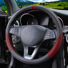 Load image into Gallery viewer, 38cm PU Leather Car Steering-wheel Cover Sport Style Auto Steering Wheel Covers Anti-Slip Automotive Accessories

