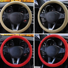 Load image into Gallery viewer, 38cm//15inch Universal Car Steering Wheel Cover Braid on the Steering-wheel Fashion Non-slip Auto
