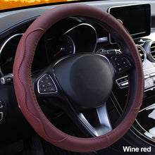 Load image into Gallery viewer, 38cm//15inch Universal Car Steering Wheel Cover Braid on the Steering-wheel Fashion Non-slip Auto
