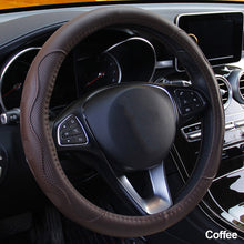 Load image into Gallery viewer, 38cm//15inch Universal Car Steering Wheel Cover Braid on the Steering-wheel Fashion Non-slip Auto
