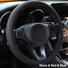 Load image into Gallery viewer, 38cm//15inch Universal Car Steering Wheel Cover Braid on the Steering-wheel Fashion Non-slip Auto
