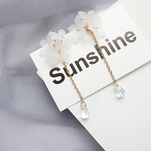 Load image into Gallery viewer, Simple Eternal Petal Earrings Fashion Tassel Flower Earrings Versatile Alloy Earrings Jewelry Accessories
