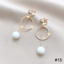 Load image into Gallery viewer, Stylish Tassel Ear Clips Earrings Versatile Alloy Ear Studs Earrings Temperamental Earrings Jewelry for Women
