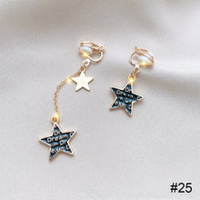Load image into Gallery viewer, Stylish Tassel Ear Clips Earrings Versatile Alloy Ear Studs Earrings Temperamental Earrings Jewelry for Women
