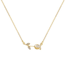 Load image into Gallery viewer, Fashion Creative Tulip Pendant Necklace Niche Alloy Necklace Collarbone Chain Jewelry Accessory for Women
