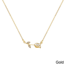 Load image into Gallery viewer, Fashion Creative Tulip Pendant Necklace Niche Alloy Necklace Collarbone Chain Jewelry Accessory for Women
