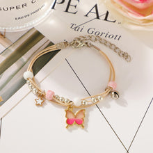 Load image into Gallery viewer, Fashion All-match Alloy Pendant Bracelet Adjustable Creative Ceramic Beaded Bracelet Women Jewelry Gift
