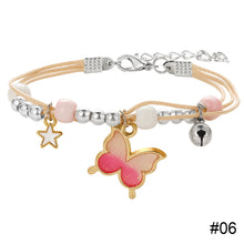 Load image into Gallery viewer, Fashion All-match Alloy Pendant Bracelet Adjustable Creative Ceramic Beaded Bracelet Women Jewelry Gift
