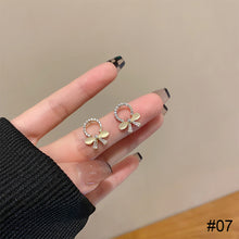 Load image into Gallery viewer, Temperamental Opal Earrings Niche Personalized Alloy Earrings Ear Studs Jewelry Accessories for Women
