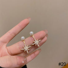 Load image into Gallery viewer, Temperamental Opal Earrings Niche Personalized Alloy Earrings Ear Studs Jewelry Accessories for Women
