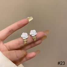 Load image into Gallery viewer, Temperamental Opal Earrings Niche Personalized Alloy Earrings Ear Studs Jewelry Accessories for Women
