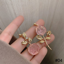 Load image into Gallery viewer, Versatile Niche Earrings Fashion Delicate Alloy Ear Studs Zircon Pearl Earrings Women Jewelry Accessories
