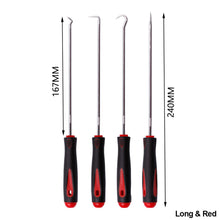 Load image into Gallery viewer, 4Pcs 24cm/16cm Car Auto Vehicle Oil Seal Screwdrivers Set O-Ring Seal Gasket Puller Remover Pick Hooks Tools Sealing Tools
