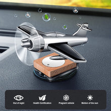 Load image into Gallery viewer, Creative Car Air Freshener Mini Solar Aircraft Decoration Car Perfume Air Freshener Fragrance Airplane Ornament
