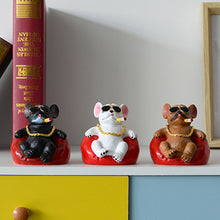 Load image into Gallery viewer, Cute Car Ornaments Auto Interior Accessories Pendant Funny Bulldog Ornaments Domineering Sofa Home Office Toys Dog
