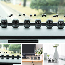 Load image into Gallery viewer, Car Interior Decoration Funny Face Shaking Robot Auto Center Console Decoration For Car Cute Robot Accessories Interior
