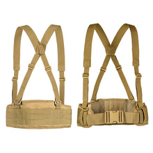 Load image into Gallery viewer, Tactical Molle Belt Men's Army Special Nylon military belt Convenient combat Girdle EAS H-shaped Adjustable Soft Padded
