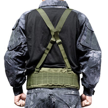 Load image into Gallery viewer, Tactical Molle Belt Men's Army Special Nylon military belt Convenient combat Girdle EAS H-shaped Adjustable Soft Padded
