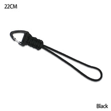Load image into Gallery viewer, Paracord Keychain Military Braided Nylon Lanyard With Metal Triangle Buckle High Strength Parachute Cord Carabiner
